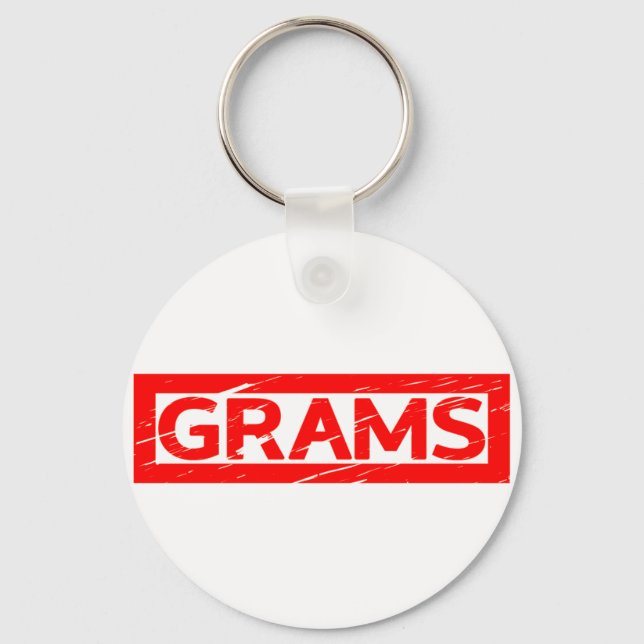 Chaveiro Carimbo Grams (Frente)