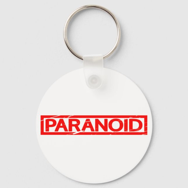 Chaveiro Carimbo Paranoico (Frente)