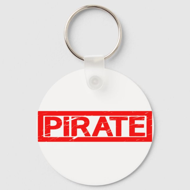 Chaveiro Carimbo Pirata (Frente)