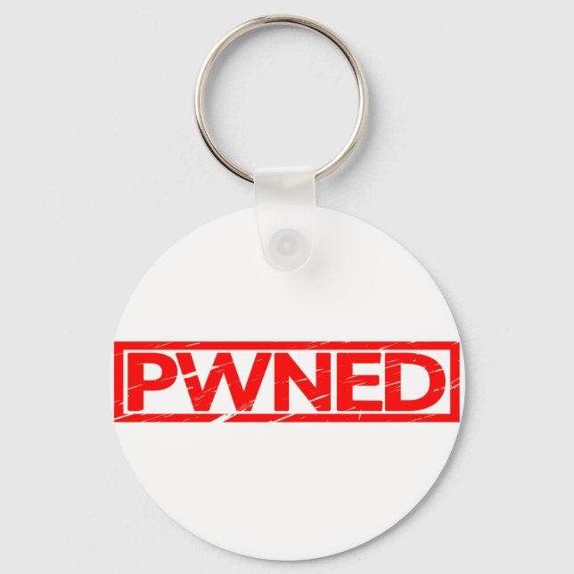 Chaveiro Carimbo Pwned (Frente)