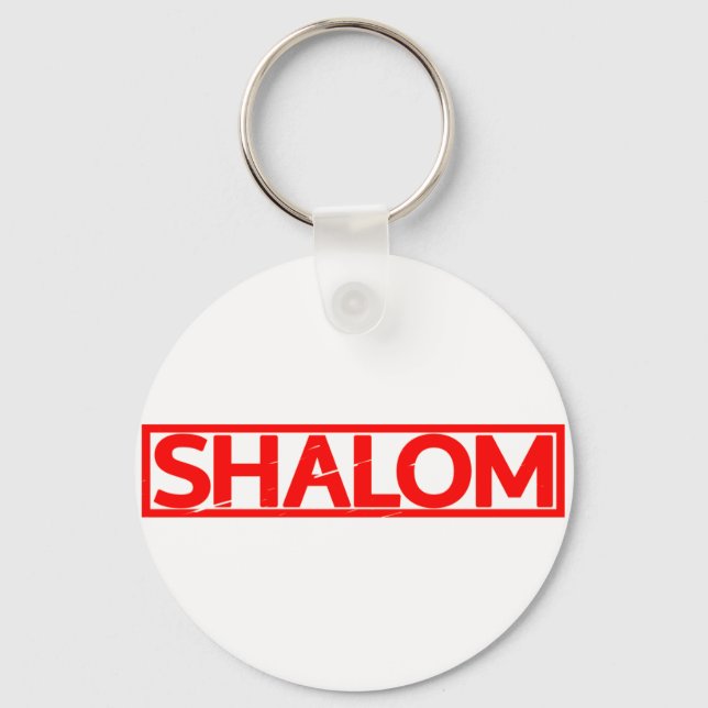 Chaveiro Carimbo Shalom (Frente)