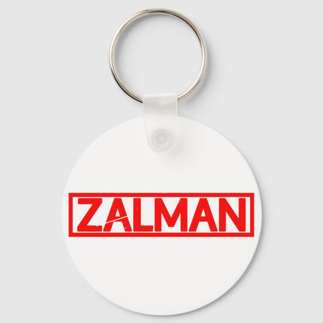 Chaveiro Carimbo Zalman (Frente)