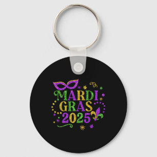 Chaveiro Carnaval de Mardi Gras Fat Terça-feira Fleur De Li