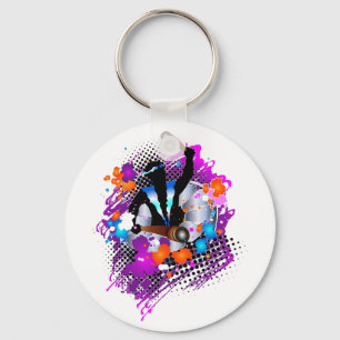 Chaveiro Carnaval Vibrante Abstrato Panman