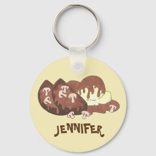 Chaveiro Carne de animais domésticos personalizada Loaf Mea