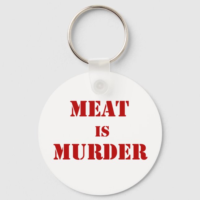Chaveiro Carne é Assassinato (Frente)