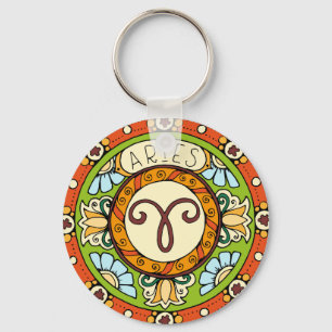 Chaveiro Carneiro Sternzeichen Mandala alegre