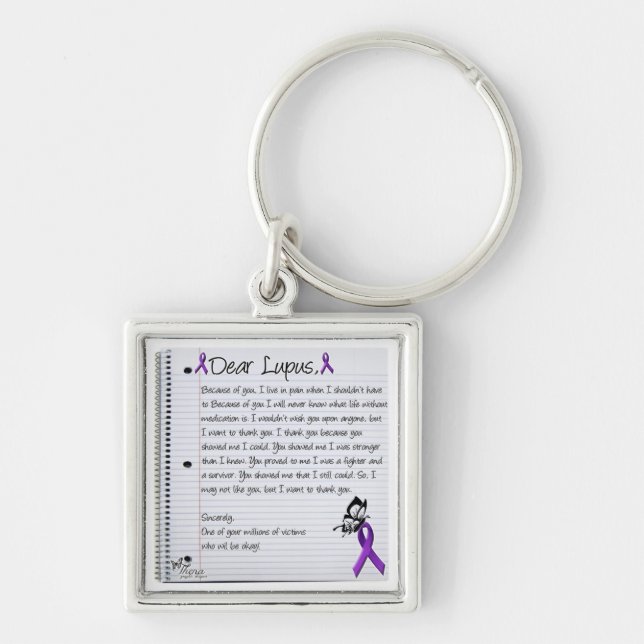 Chaveiro Caro Lúpus. (Frente)