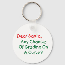 Chaveiro Caros Papais noeis De Grau Numa Curva? Letra Xmas