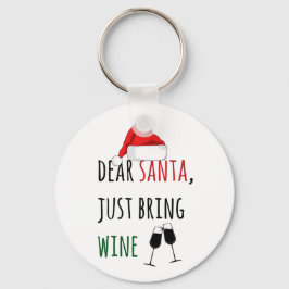 Chaveiro Caros Papais noeis, Tragam Um Natal Engraçado