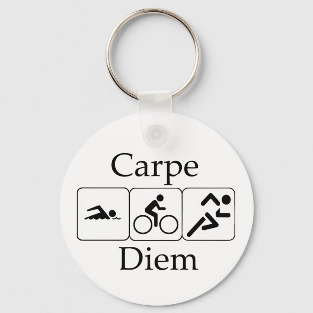 Chaveiro Carpe Diem Triathilon (Frente)