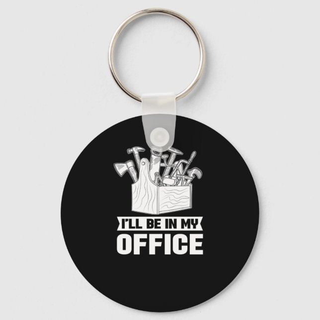 Chaveiro Carpinteiro Madeira Carpentry Madeira (Frente)