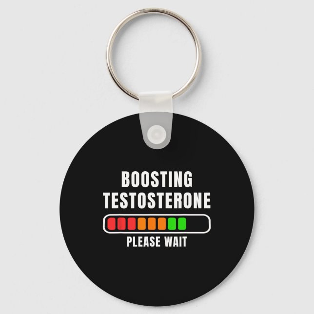 Chaveiro Carregamento de Testosterona Aumentado  (Frente)