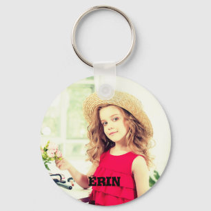 Chaveiro Carregue a foto e o nome do seu bebê