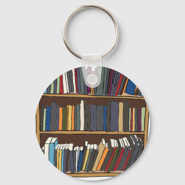 Chaveiro Carrinho de Biblioteca (Frente)