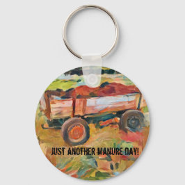 Chaveiro carrinho de estrume de vida rural, A.I. foto melho