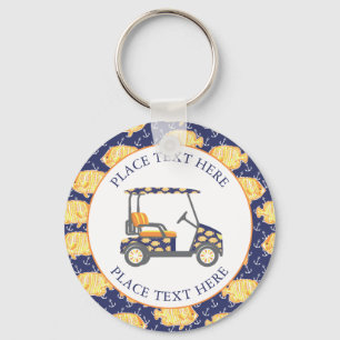 Chaveiro Carrinho de Golfe Preppy Goldfish