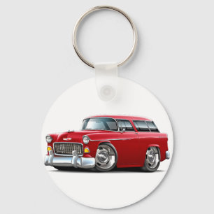 Chaveiro Carro 1955 do vermelho do nómada de Chevy