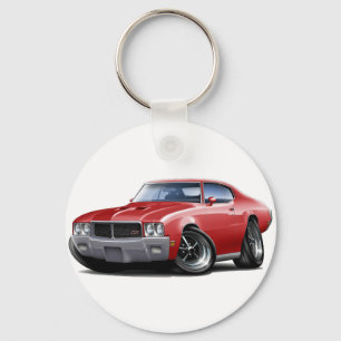 Chaveiro Carro 1970-72 do vermelho de Buick GS