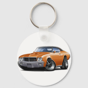 Chaveiro Carro 1970-72 superior preto alaranjado de Buick