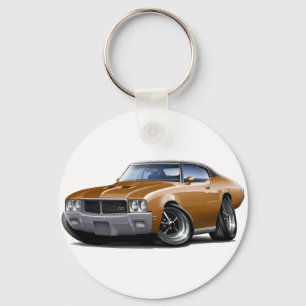 Chaveiro Carro 1970-72 superior preto de Buick GS Brown