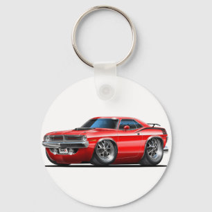 Chaveiro Carro 1970 do vermelho de Plymouth Cuda