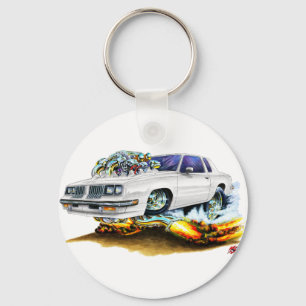 Chaveiro Carro 1983-88 do branco do cutelo