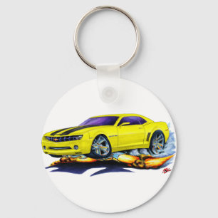 Chaveiro Carro 2010 Amarelo-Preto de Camaro