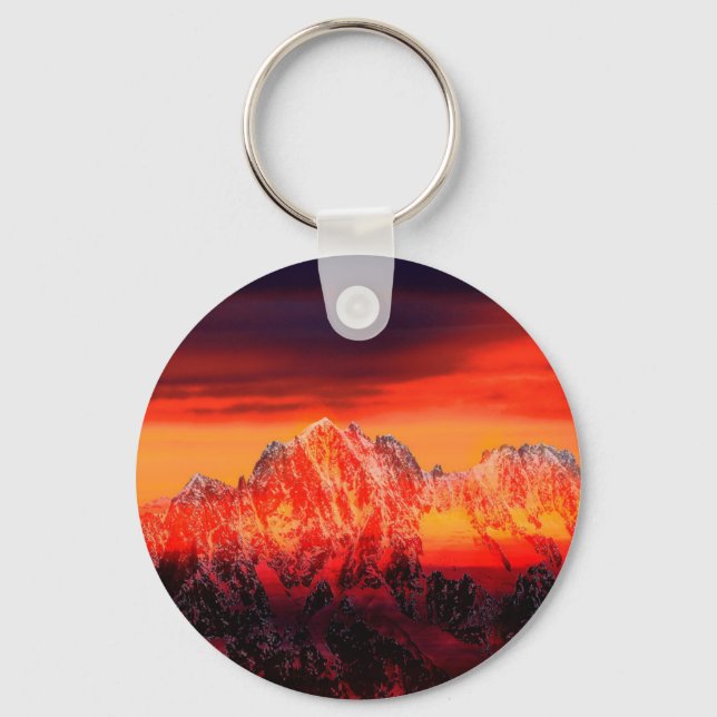 Chaveiro Carro a cabo do France Mont Blanc (Frente)