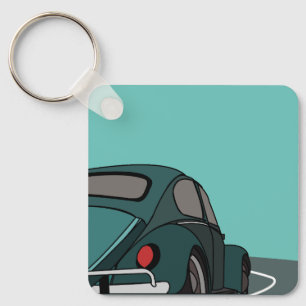 Chaveiro Carro Azul Carro Clássico 