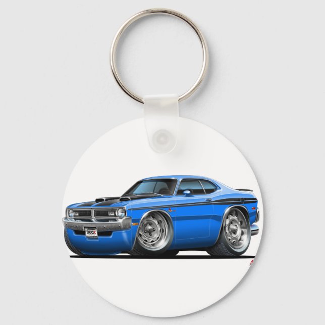 Chaveiro Carro Azul De Demon (Frente)