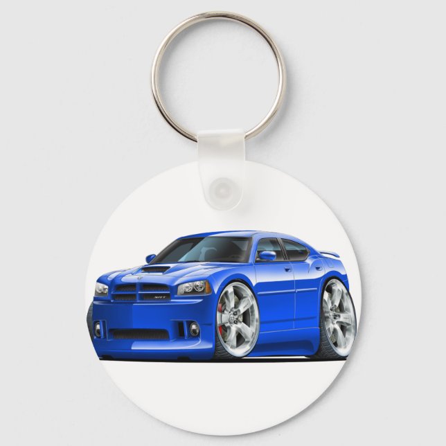 Chaveiro Carro Azul SRT8, Carregador 2006-10 (Frente)