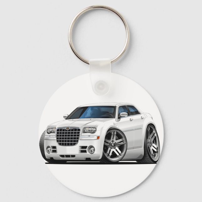 Chaveiro Carro Branco Chrysler 300 (Frente)