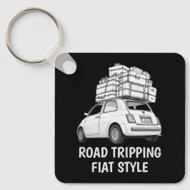 Chaveiro Carro branco Fiat