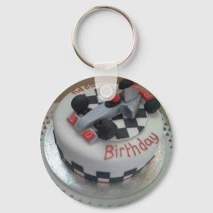 Chaveiro carro de competência do feliz aniversario