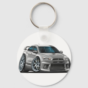 Chaveiro Carro de prata de Mitsubishi
