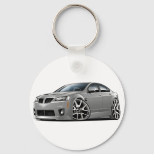 Chaveiro Carro de prata de Pontiac G8 GXP