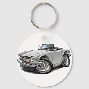 Chaveiro Carro do branco de Triumph TR6