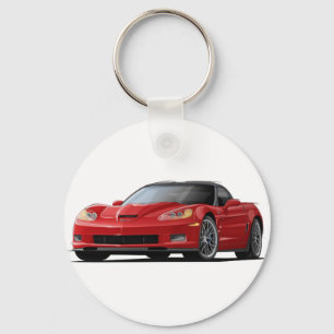 Chaveiro Carro do vermelho de Corveta ZR1