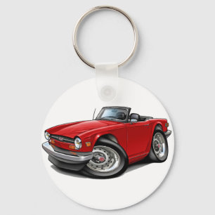 Chaveiro Carro do vermelho de Triumph TR6