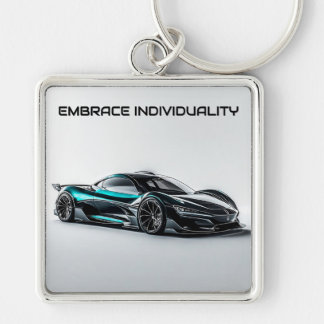 Chaveiro Carro Esportivo Preto Luxuoso Design Moderno Esbel