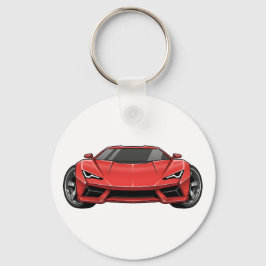 Chaveiro Carro Esportivo Vermelho