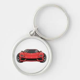 Chaveiro Carro Esportivo Vermelho
