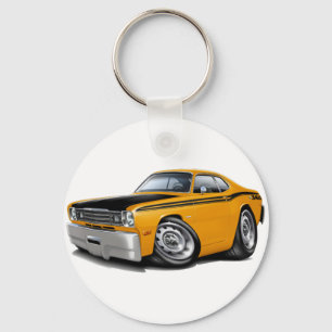 Chaveiro Carro Laranja 1970-74 Duster 340