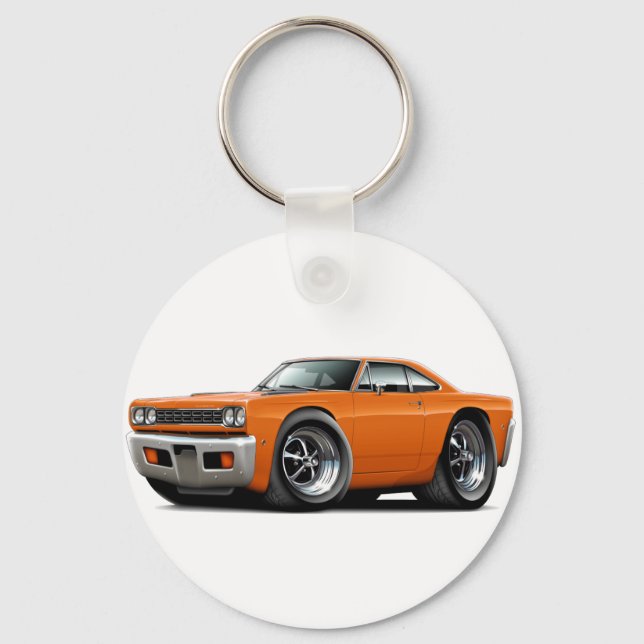 Chaveiro Carro Laranja Roadrunner 1968 (Frente)