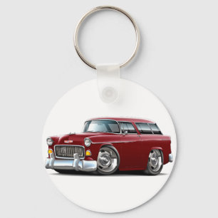 Chaveiro Carro Maroon Chevy Nomad 1955