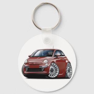 Chaveiro Carro marrom de Fiat 500