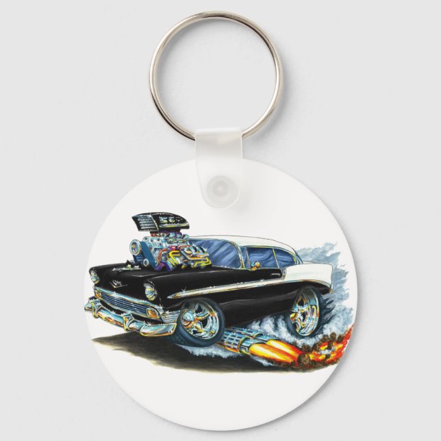 Chaveiro Carro Negro 1956 Chevy 150-210 (Frente)