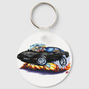 Chaveiro Carro Preto Corvette 1984-93
