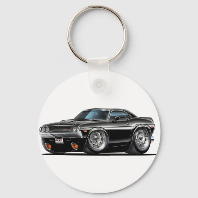 Chaveiro Carro Preto Desafiador 1970 (Frente)